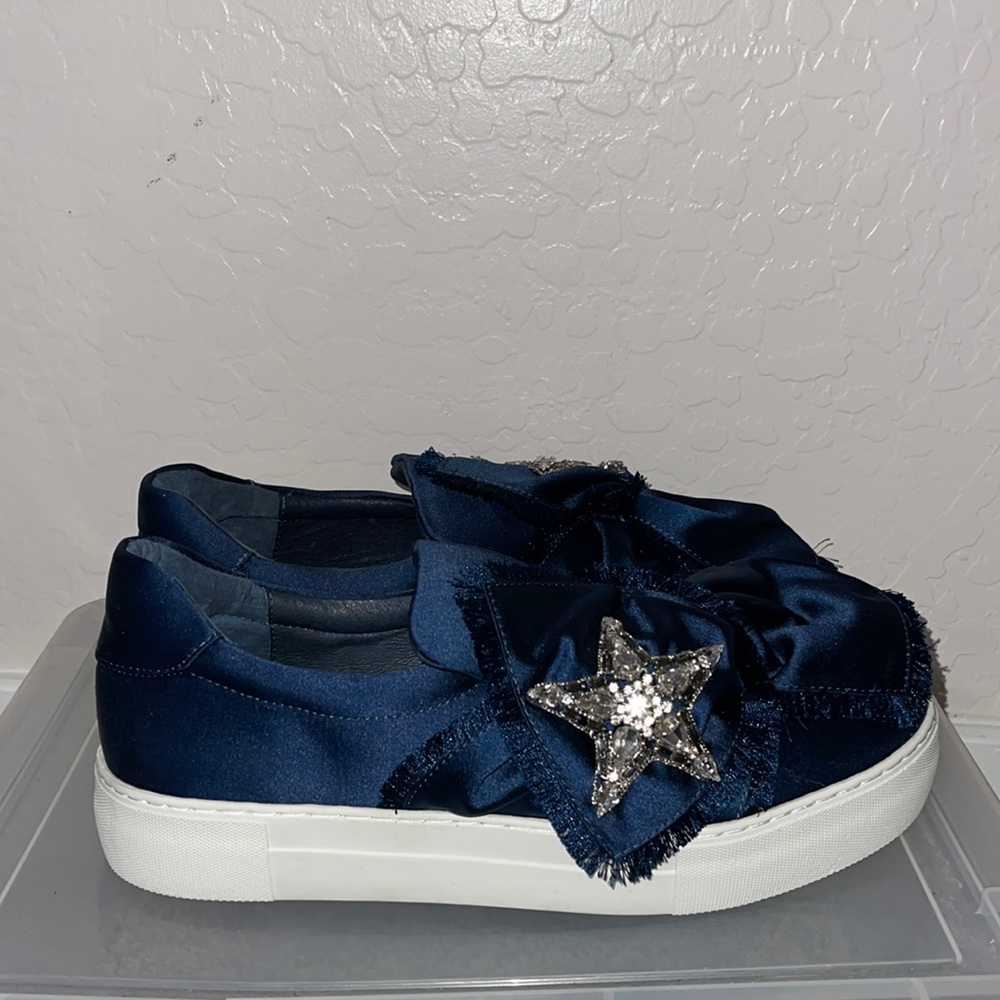 Velvet J/ slides nyc with crystal